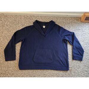 L.L. Bean fleece pullover lounge set 2X